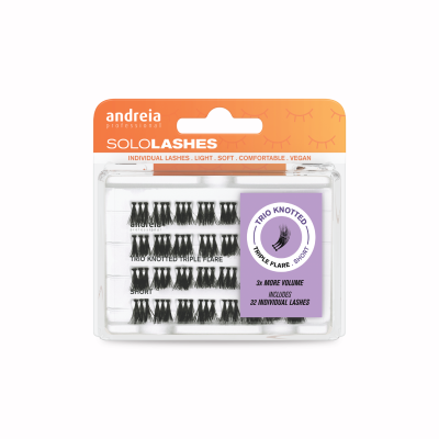 Conjunto de pestanas individuais pretas da Andreia Professional SOLOLASHES