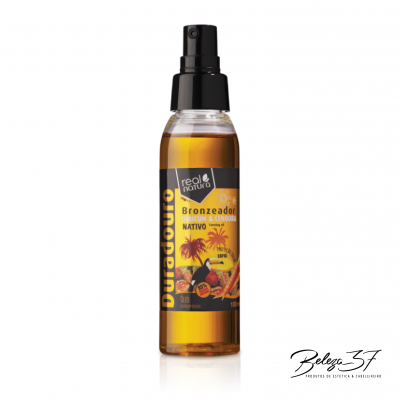Frasco spray com bronzeador Urucum e Cenoura da Real Natura