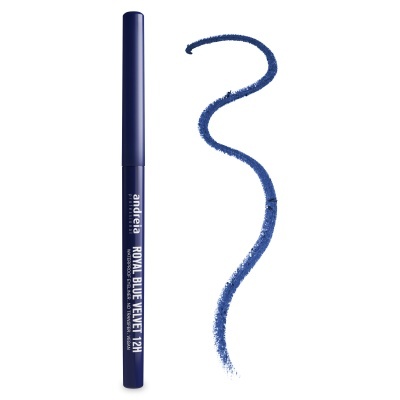 Lápis de olhos azul royal Andrelia Royal Blue Velvety 12H com traço azul