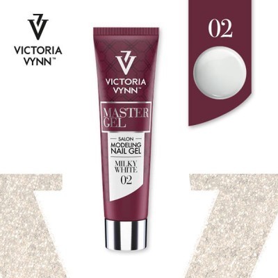 Tubo de gel para unhas Victoria Vynn Master Gel cor Milky White 02