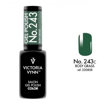 Esmalte gel Victoria Vynn No. 243 Rosy Grass verde escuro