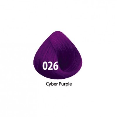 Cabelo sintético cor roxa Cyber Purple código 026 sobre fundo branco