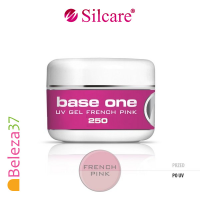 Frasco de gel UV French Pink base one da Silcare