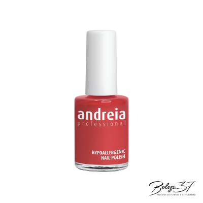 Verniz unhas Andreia Professional rosa forte com tampa branca