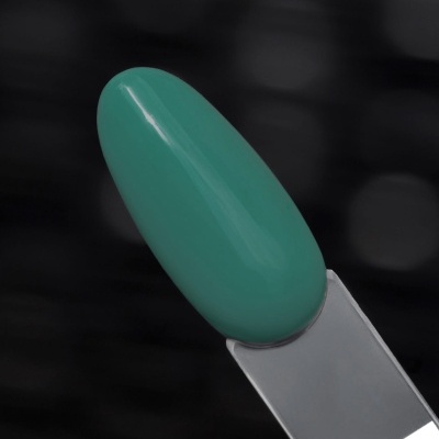 Mostruário de verniz de unha verde esmeralda brilhante