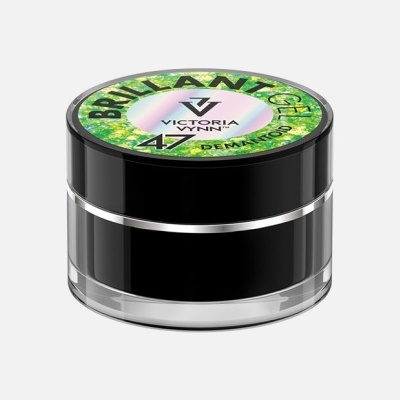 Recipiente plástico preto com tampa colorida e texto decorativo.