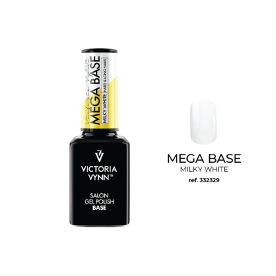 Frasco de verniz de gel Victoria Vynn Mega Base Milky White