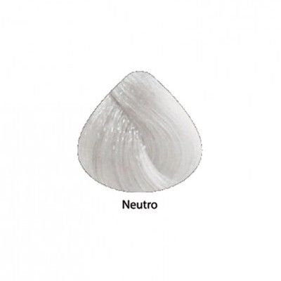 Amostra de cabelo branco prateado neutro