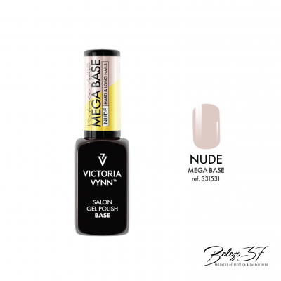Verniz gel base Victoria Vynn cor Nude com amostra da cor