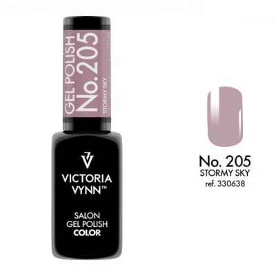 Verniz gel para unhas Victoria Vynn cor No. 205 Stormy Sky com amostra de cor