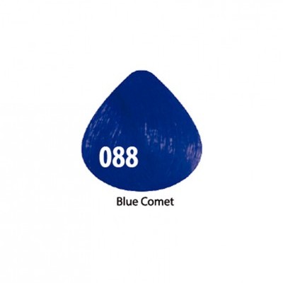 Amostra de cor azul escuro com número 088 e texto Blue Comet