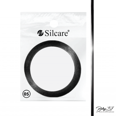 Pacote com fio metálico preto em espiral da marca Silcare