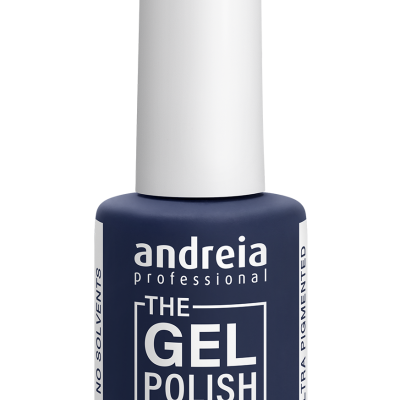 Frasco de verniz gel azul escuro Andreia Professional