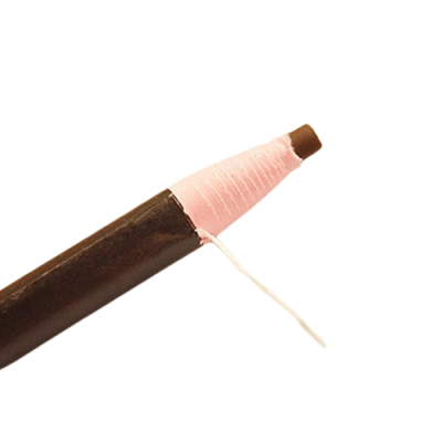 Ponta de lápis de carvão com fita adesiva cor-de-rosa