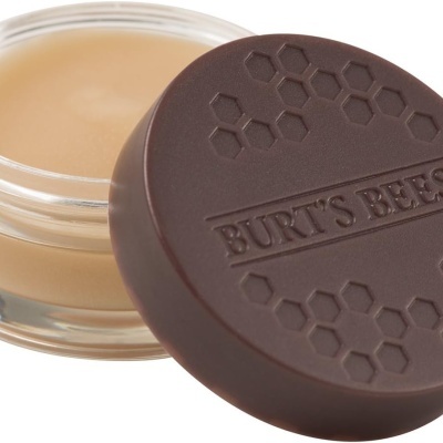 Bálsamo labial em pote de vidro com tampa castanha BURTS BEES®
