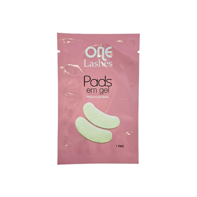 Pacote rosa de pads em gel para pestanas da marca One Lashes