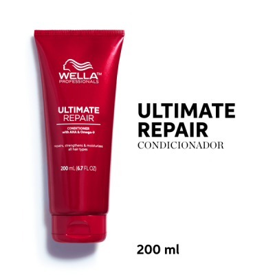 Condicionador Wella Professionals Ultimate Repair 200 ml vermelho
