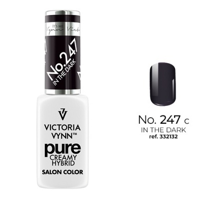 Frasco de verniz branco e tampa preta com cor de verniz preta amostrada ao lado