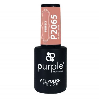 Frasco de verniz gel para unhas rosa claro Purple Professional