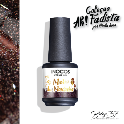 Frasco de verniz gel INOCOS coleção Ah! Fadista, Maria da Mouraria