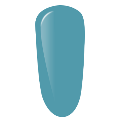 amostra de verniz para unhas azul esverdeado brilhante