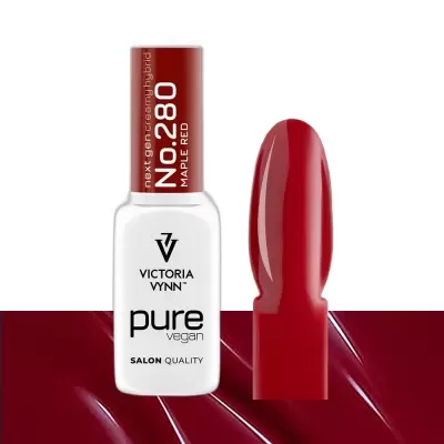 Esmalte de unhas Victoria Vynn pure vegan cor vermelho maple red