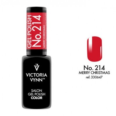 Verniz gel Victoria Vynn cor vermelha MERRY CHRISTMAS No. 214