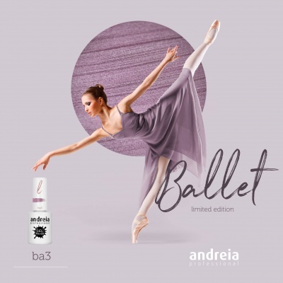Verniz de unhas Andreia Professional edição limitada Ballet e bailarina em vestido lilás