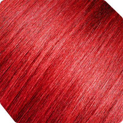 Cabelo sintético liso vermelho brilhante