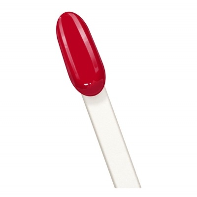 Paleta de madeira com ponta vermelha brilhante