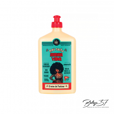 Frasco creme de pentear Meu Cacho Minha Vida para cabelos cacheados