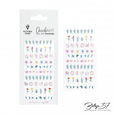 Autocolantes para unhas florais Victoria Vynn