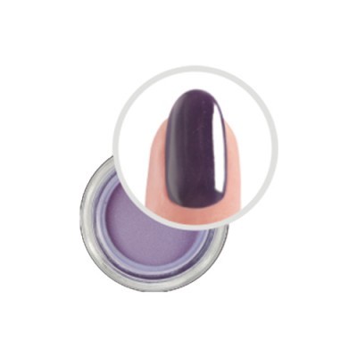 Verniz roxo com unha pintada