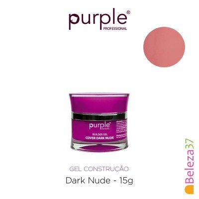 gel construção Purple Professional Builder Gel Cover Dark Nude 15g