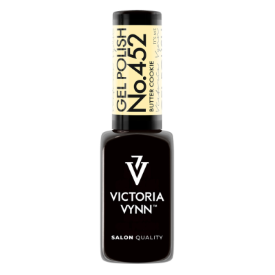 Frasco de verniz em gel preto Victoria Vynn No.452 Butter Cookie