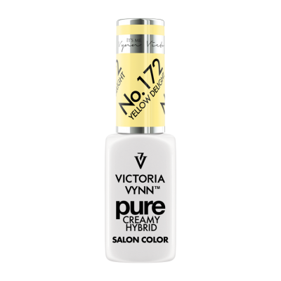 Frasco de verniz de unhas Victoria Vynn Pure Creamy Hybrid Salon Color Nº 172 Yellow Delight