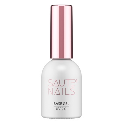 Frasco de base gel para unhas Saute Nails UV 2.0
