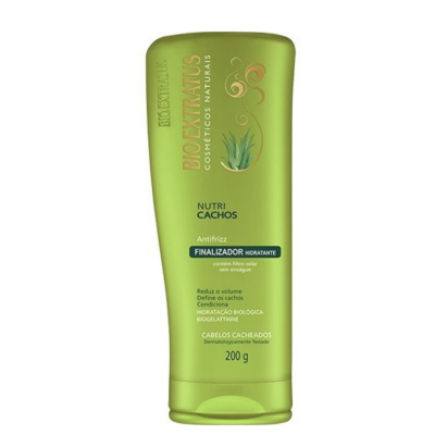 Tubo verde de creme para cabelos cacheados Bio Extratus Nutri Cachos
