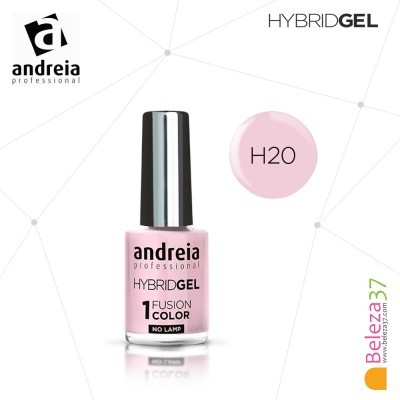 frasco de verniz gel rosa claro da andreia professional HYBRIDGEL H20