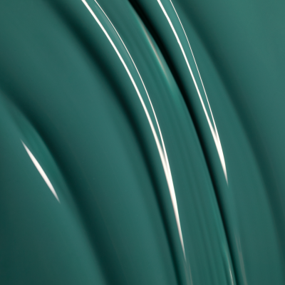 Pratos de cerâmica verde escuro com acabamento brilhante