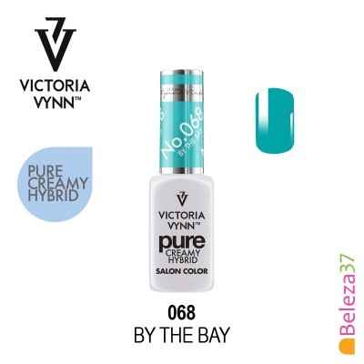 Esmalte Victoria Vynn Pure Creamy Hybrid cor turquesa BY THE BAY Nº 068