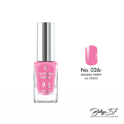Esmalte de unhas rosa Victoria Vynn IQ Salon Nail Polish No. 026C Feeling Happy