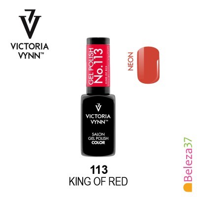 Verniz gel vermelho neon Victoria Vynn No. 113 King of Red