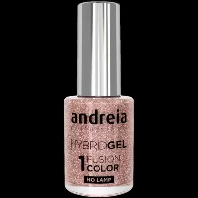 Verniz de unhas Andréia Hybrid Gel cor rosa cintilante