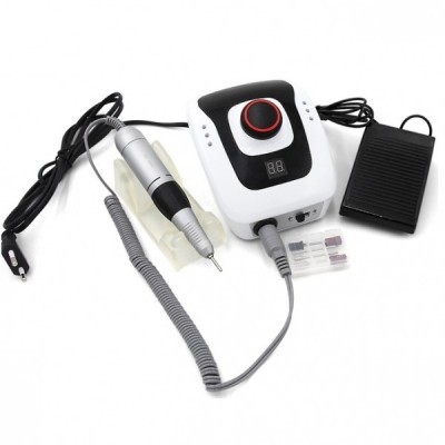 Conjunto de manicure elétrica com caneta e pedal