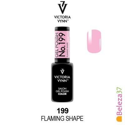 Esmalte gel Victoria Vynn No. 199 Flaming Shape cor rosa clara