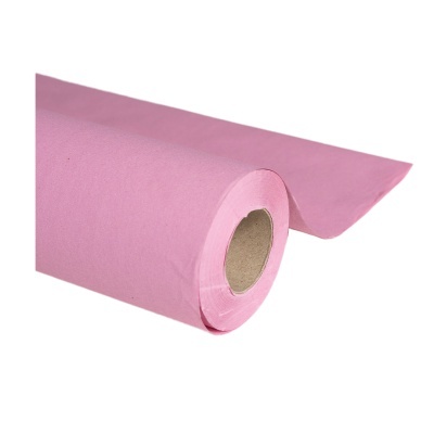 Rolo de papel rosa com núcleo de cartão