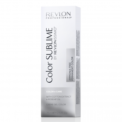 Embalagem de tinta de cabelo Revlon Professional Color Sublime