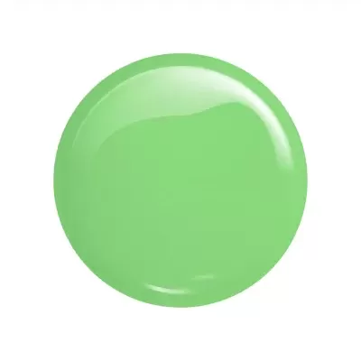 Gota circular verde clara brilhante