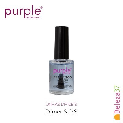 Frasco de Primer S.O.S para unhas da Purple Professional